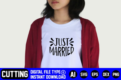 Just Married SVG CraftlabSvg29 