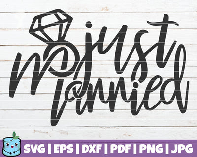 Just Married SVG MintyMarshmallows 