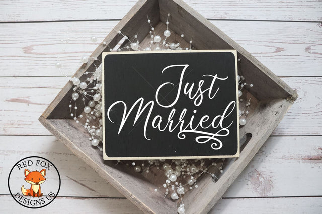 Just Married SVG PNG DXF Cut Files | Honeymoon SVG SVG RedFoxDesignsUS 
