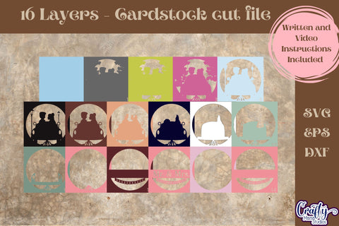 Just Married Svg Shadow Box, 3D Customizable Wedding SVG SVG Crafty Mama Studios 