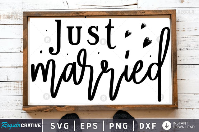 Just married SVG SVG Regulrcrative 