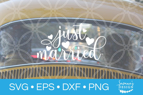 Just Married SVG SVG SavanasDesign 