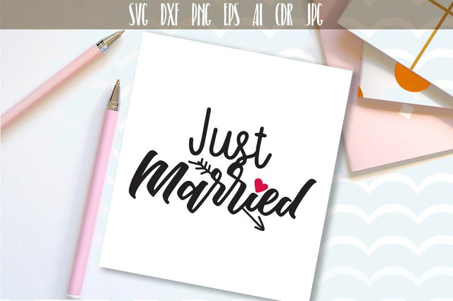 Just Married Svg SVG VectorSVGdesign 