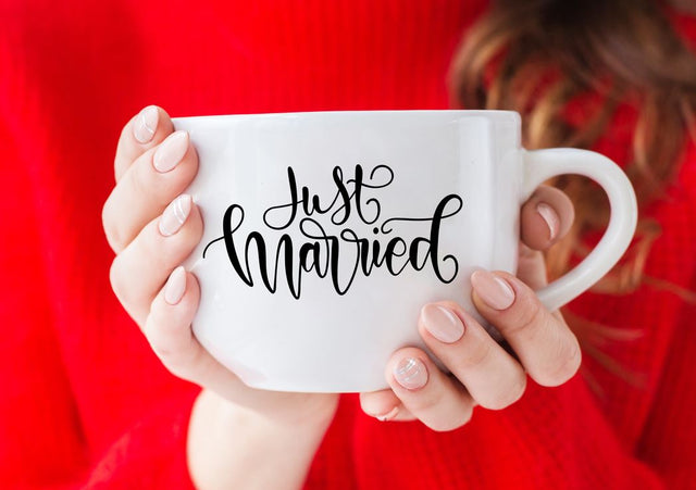 Just Married SVG | Wedding SVG | Bride SVG So Fontsy Design Shop 