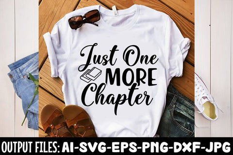 Just One More Chapter SVG Design SVG Rafiqul20606 