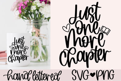 Just one more chapter SVG SVG AnitaAlyiaLettering 