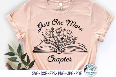 Just One More Chapter Svg SVG Wispy Willow Designs 