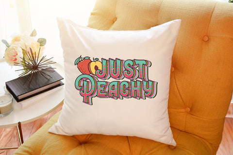 Just Peachy Retro PNG Sublimation designartist 