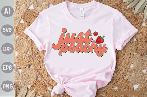 Just Peachy Retro Summer Sublimation (1) SVG designartist 