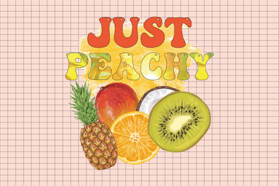 Just Peachy, Summer Fruit Sublimation Sublimation Rupkotha 