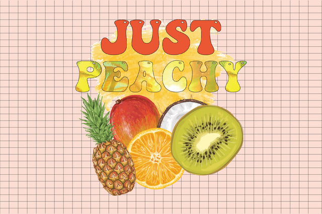 Just Peachy, Summer Fruit Sublimation Sublimation Rupkotha 