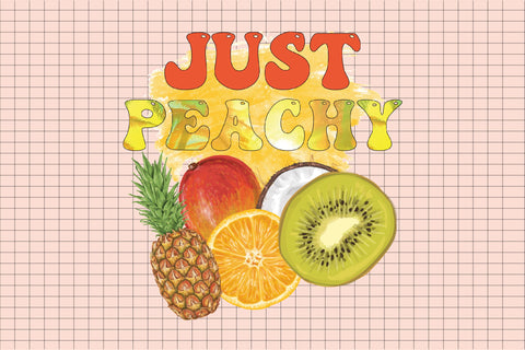 Just Peachy, Summer Fruit Sublimation Sublimation Rupkotha 