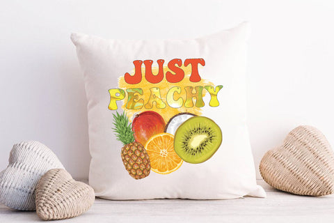 Just Peachy, Summer Fruit Sublimation Sublimation Rupkotha 