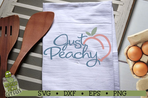 Just Peachy SVG Cut File SVG Crunchy Pickle 