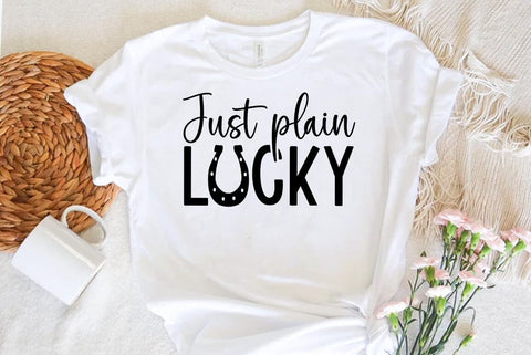 Just plain lucky svg SVG FiveStarCrafting 