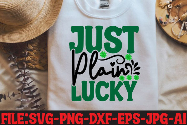 Just Plain Lucky SVG SVG MStudio 