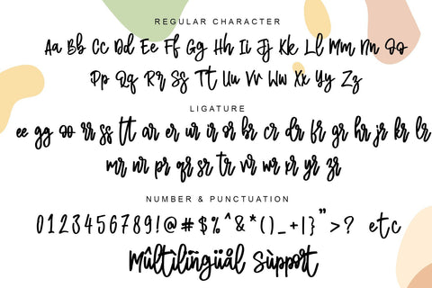 Just Simple Font Stefani Letter 