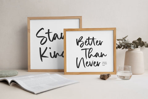 Justica is a Handwritten Font Font Timur type 