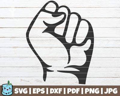 Justice Fist SVG MintyMarshmallows 