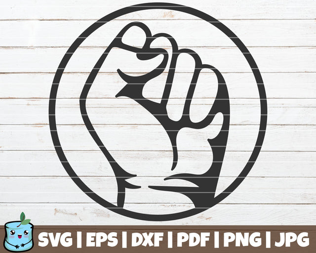 Justice Fist SVG MintyMarshmallows 