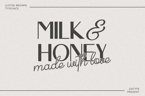 Justin Brown Font gatype 