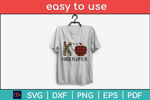 K Is For Kindergarten Teacher Svg Design SVG artprintfile 