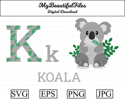 k-koala SVG MyBeautifulFiles 