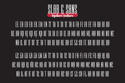 KABOORE | Retro Condensed Font Font twinletter 