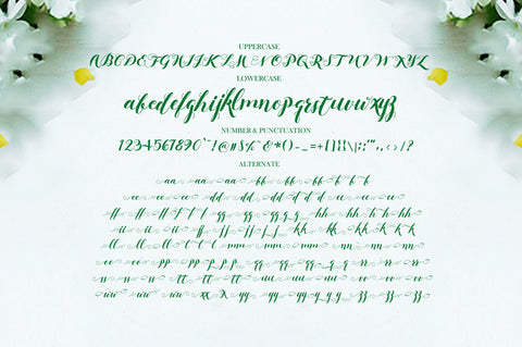Kadupul Flowes Font gatype 