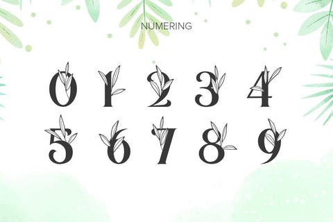 Kafina Monogram Font yumnatype 