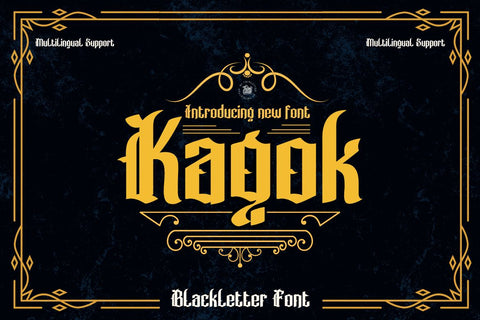 Kagok Font twinletter 