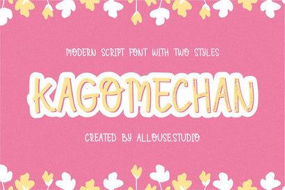 Kagomechan - Modern Script Font Allouse.Studio 