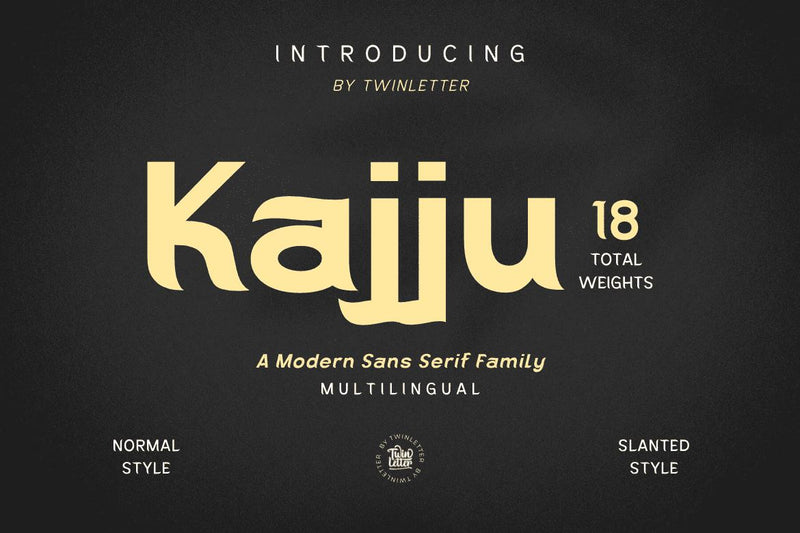Kajju Font twinletter 