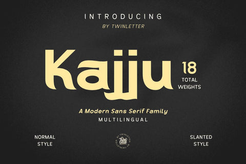 Kajju Font twinletter 