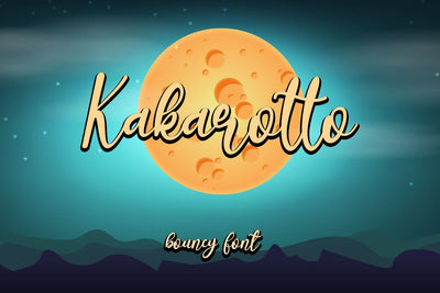 Kakarotto Font Supersemar Letter 