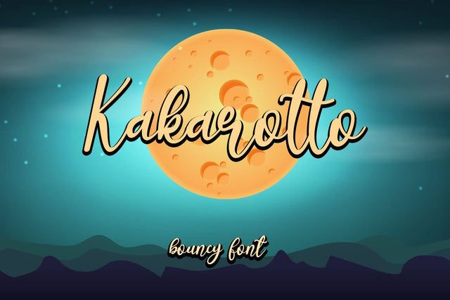 Kakarotto Font Supersemar Letter 