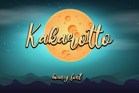 Kakarotto Font Supersemar Letter 