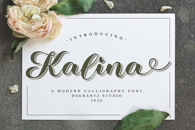 Kalina Font love script 