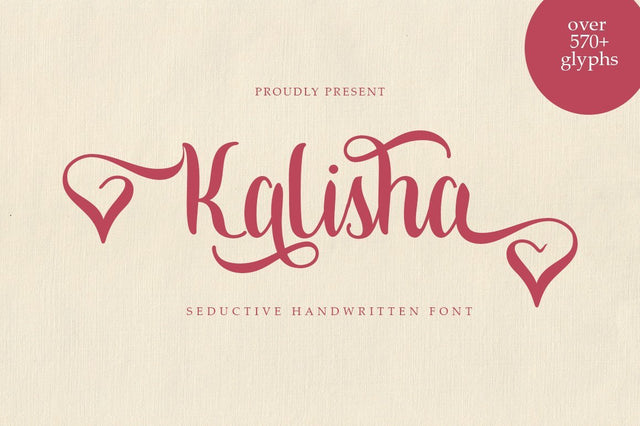 Kalisha script Font Akrt Std 
