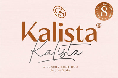 Kalista Font Duo Font Great Studio 