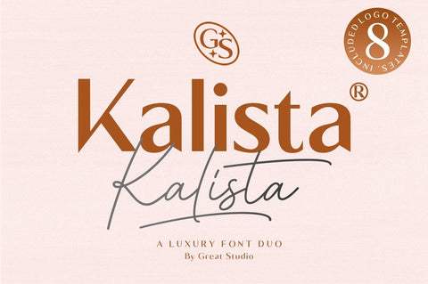 Kalista Font Duo Font Great Studio 
