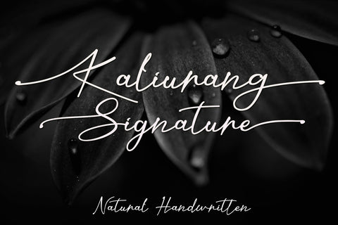 Kaliurang Signature Font Afandi Studio 