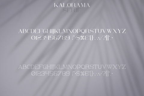 Kalorama - Font duo Font VPcreativeshop 