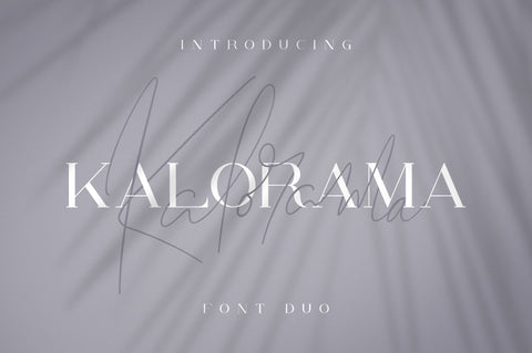 Kalorama - Font duo Font VPcreativeshop 
