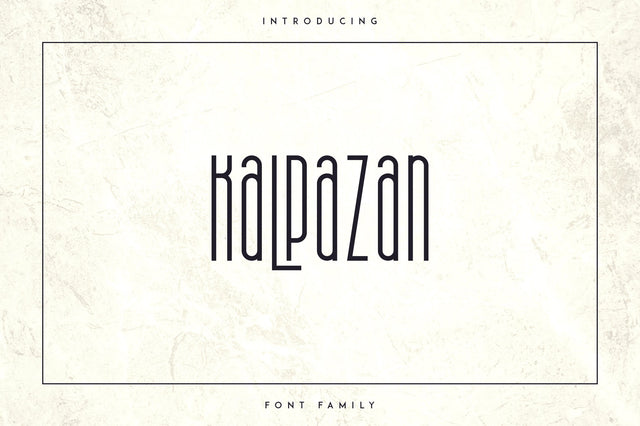 Kalpazan font family Font VPcreativeshop