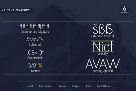 Kalyant Font Zeenesia Std 