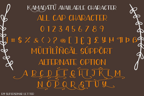Kamadatu Font Supersemar Letter 