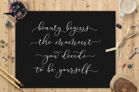 Kamelia Script Font Megatype 