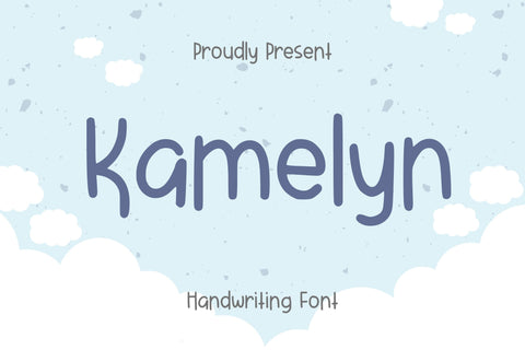 Kamelyn Handwriting Font Font Aisyah 