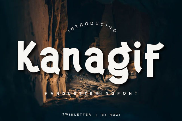 Kanagif Font twinletter 